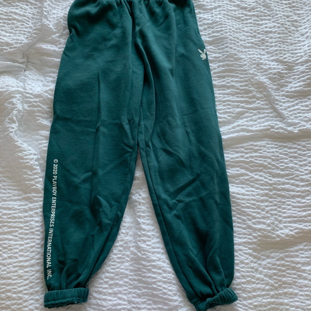 Playboy Green Sweats